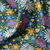 Printed Cotton CHOUPETTE Blue / Yellow